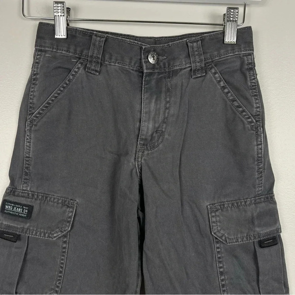 Boys Grey Wrangler Cargo Shorts Size 8 Regular - Picture 4 of 6